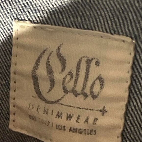 Cello Denim Wear Cropped Jean Jacket – Size M – Excellent Condition - Picture 3 of 3